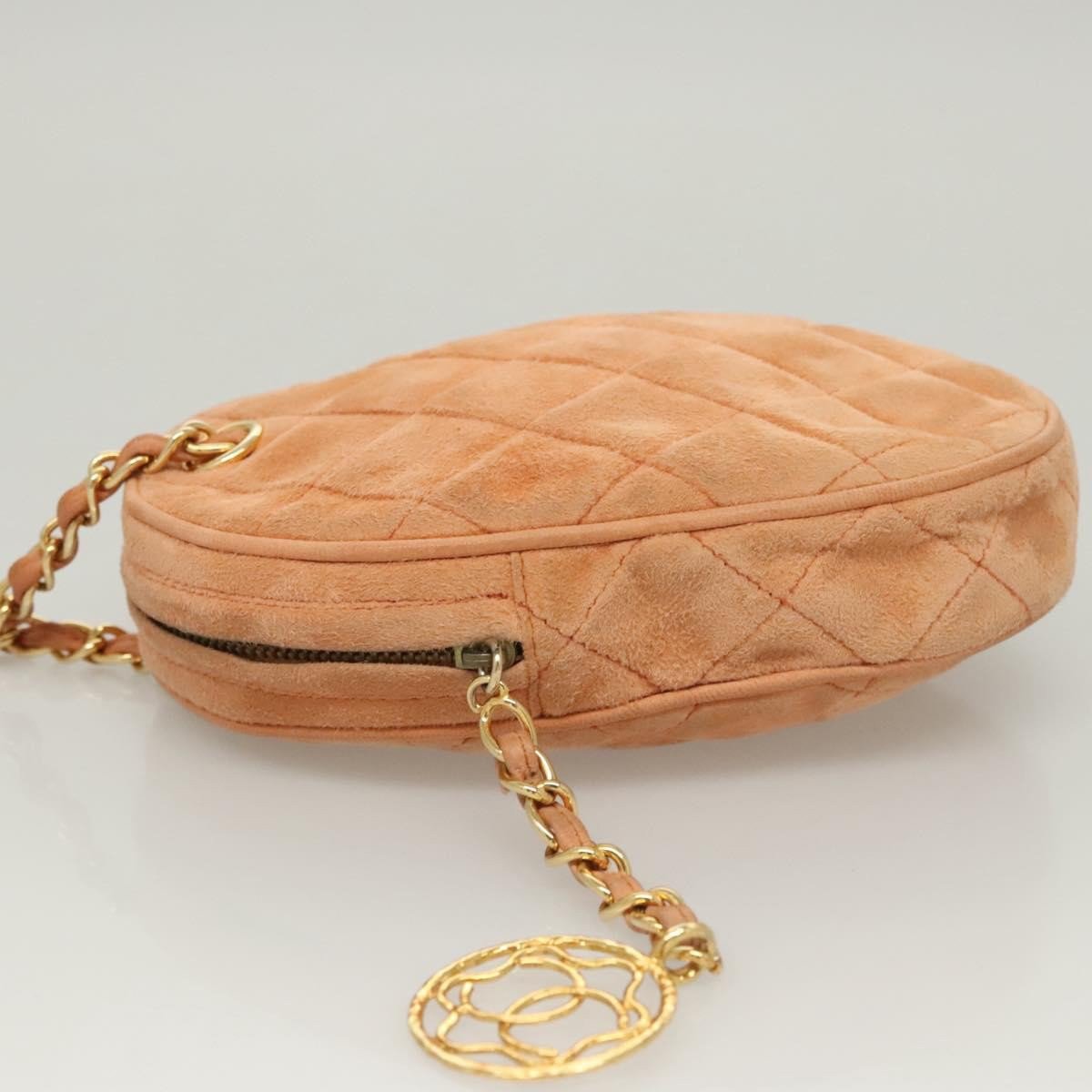Chanel Chanel Coco Charm Wristlet Pouch Multicolor Canvas Medium Oranje