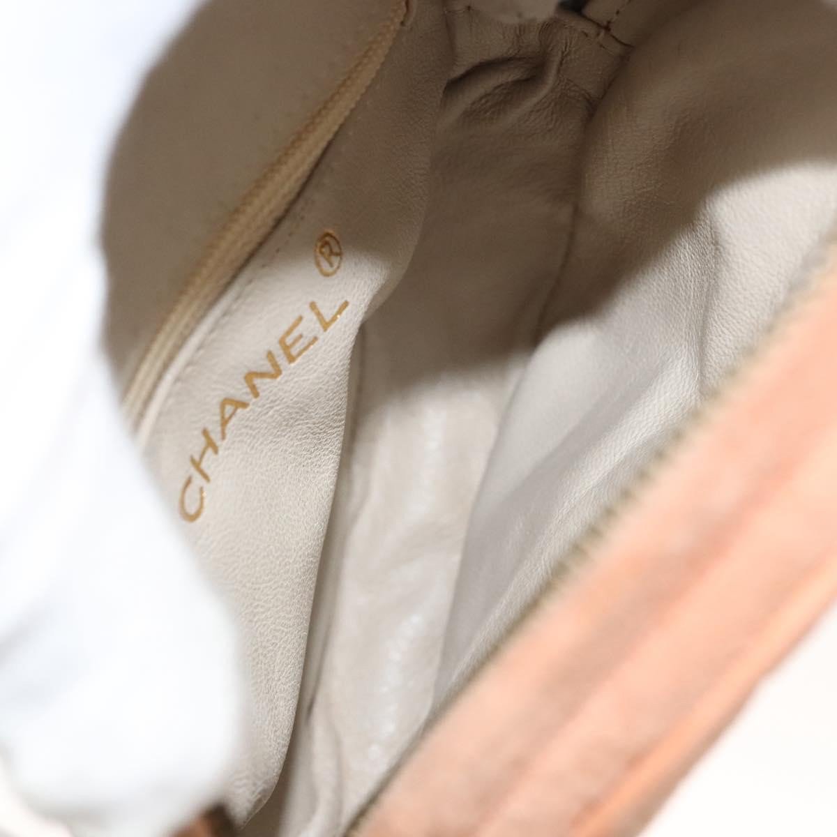 Chanel Chanel Coco Charm Wristlet Pouch Multicolor Canvas Medium Oranje