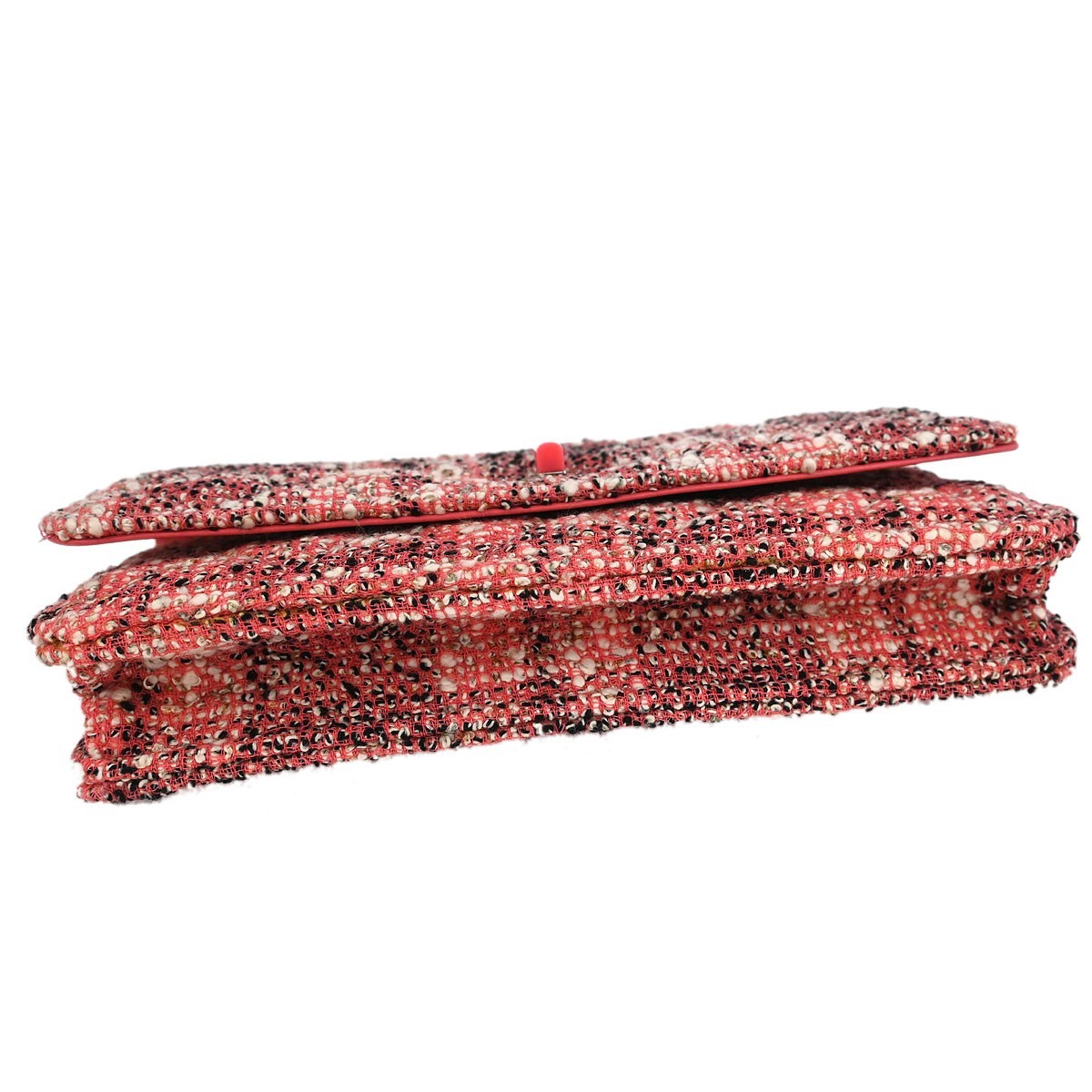 Chanel Chanel Reissue 2.55 Flap Bag Quilted Tweed with Resin Detail 225 Roze