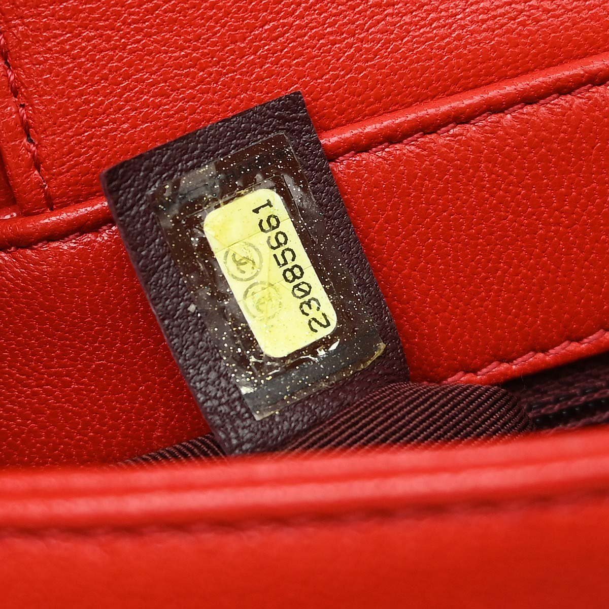 Chanel Mademoiselle Vintage Flap Lambskin Rood