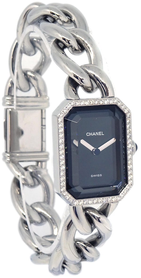 Chanel Chanel Premiere Chain Quartz Watch Stainless Steel with Diamond Bezel 20 Divers