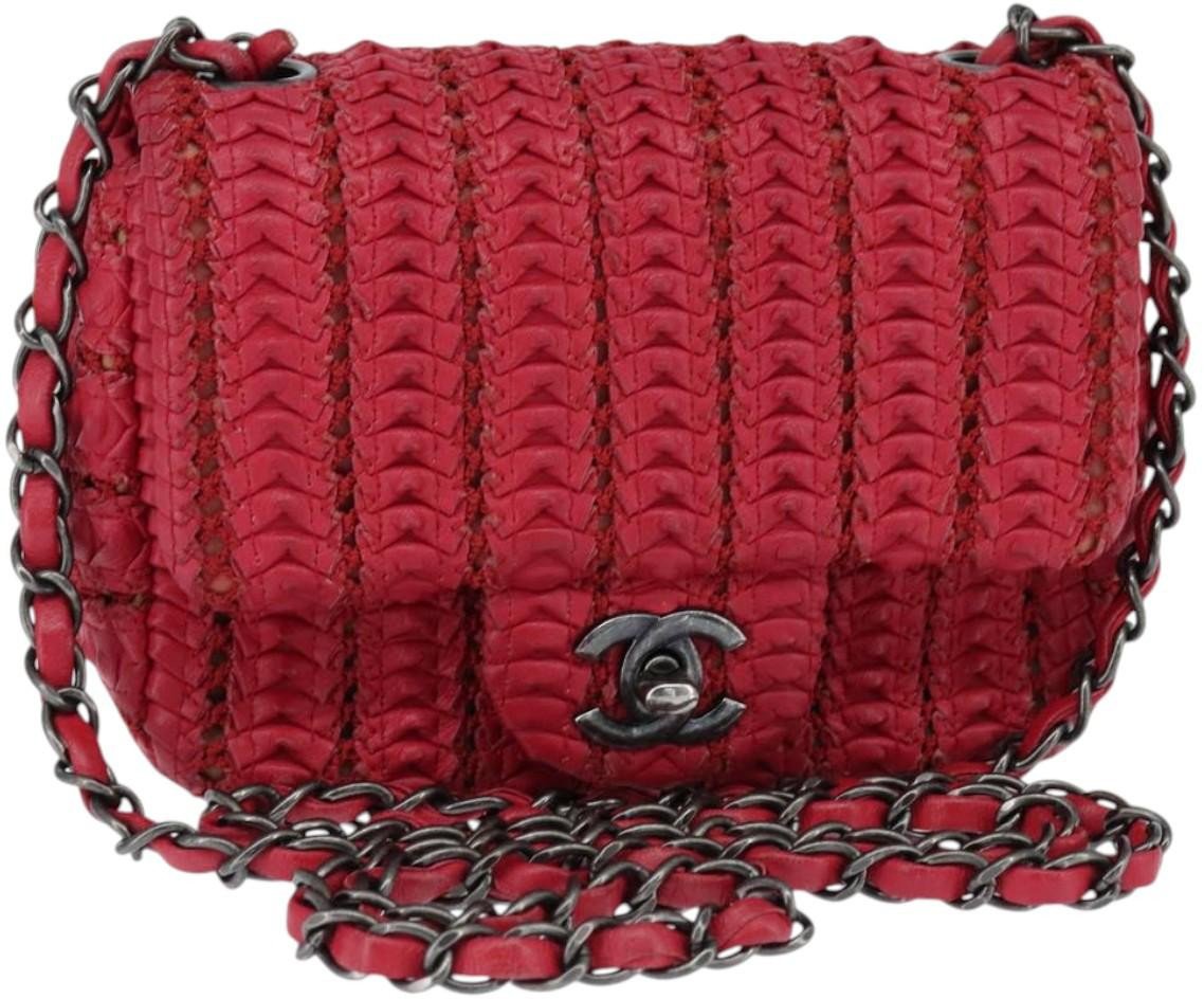 Chanel Chanel Paris-Seoul Flap Bag Leather Rood