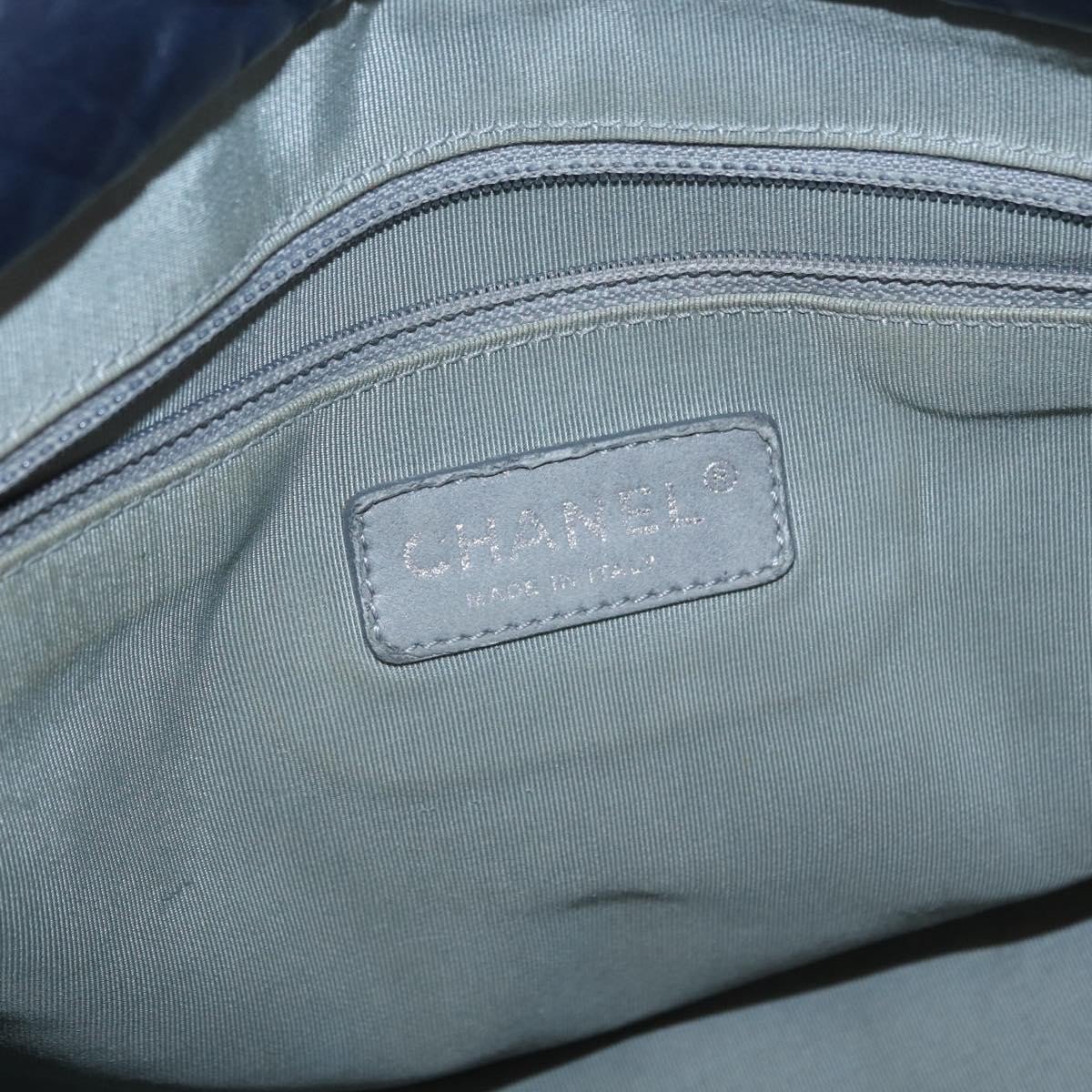 Chanel Chanel Ultra Stitch Chain Tote Quilted Calfskin Navy