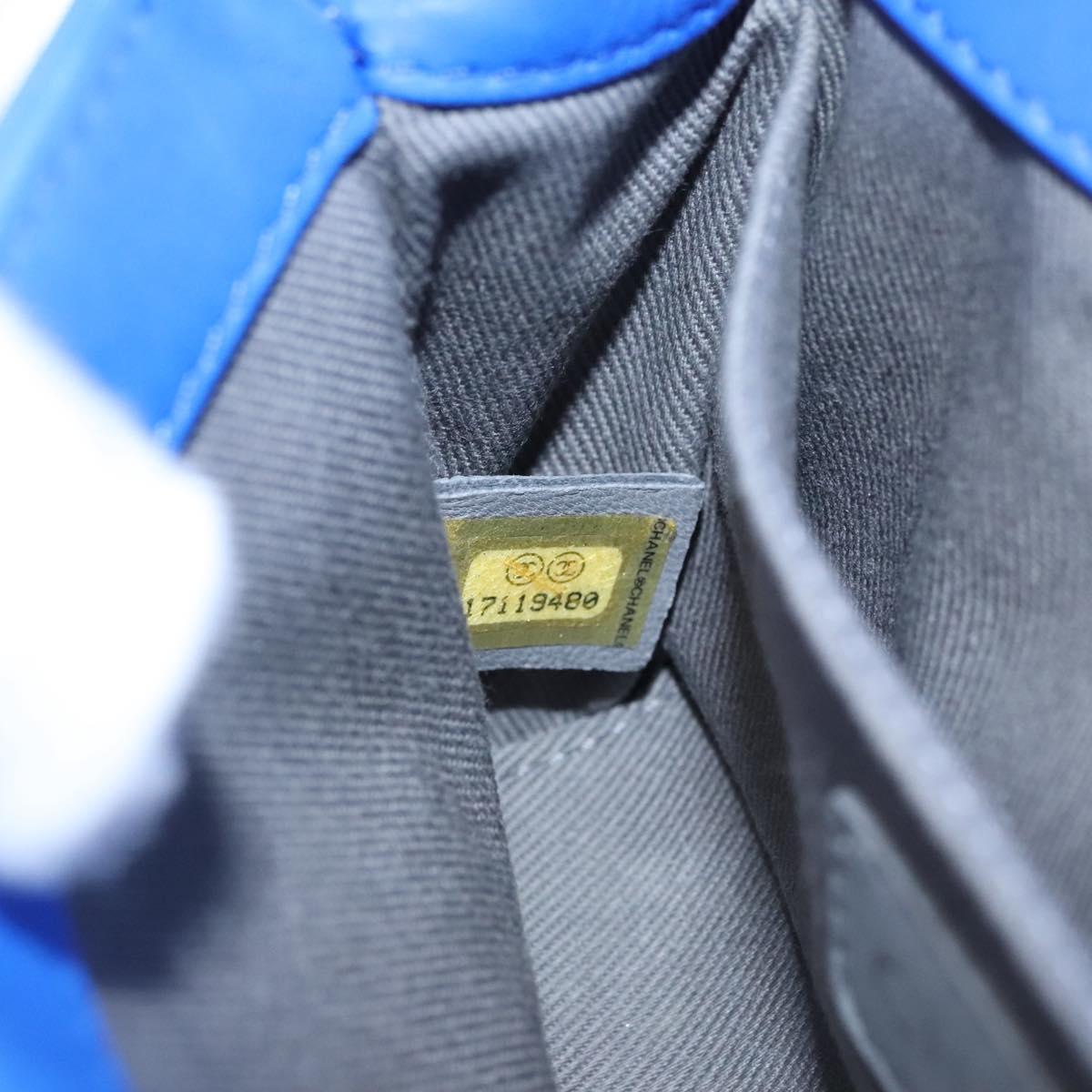 Chanel Chanel Boy Flap Bag Quilted Velvet Mini Navy