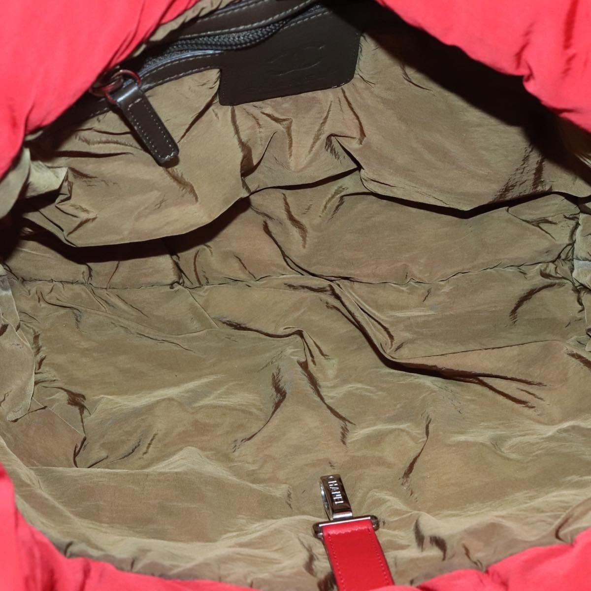 Chanel Chanel Coco Cocoon Reversible Tote Quilted Nylon Large Rood