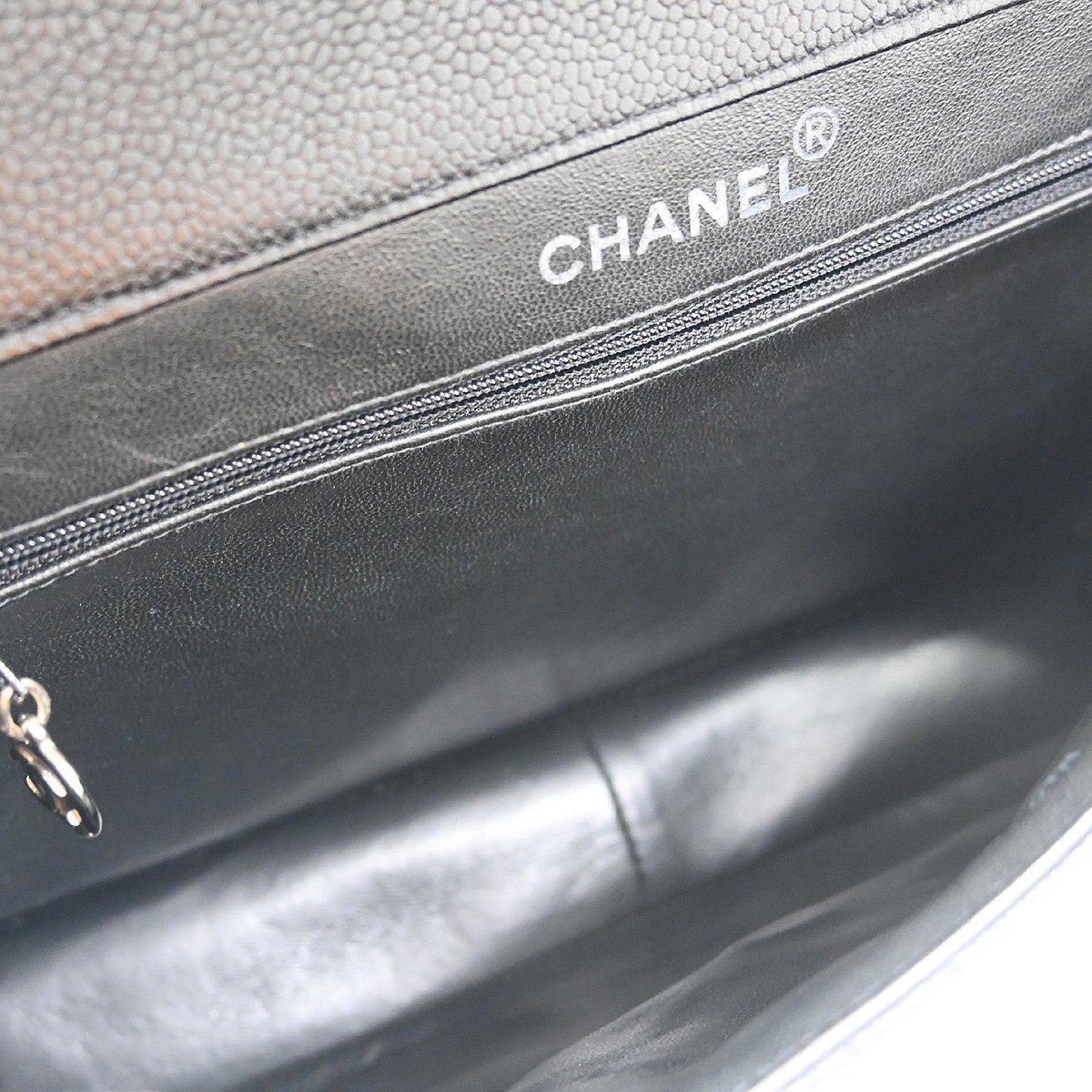 Chanel Flap Shoulder Bag Caviar Zwart