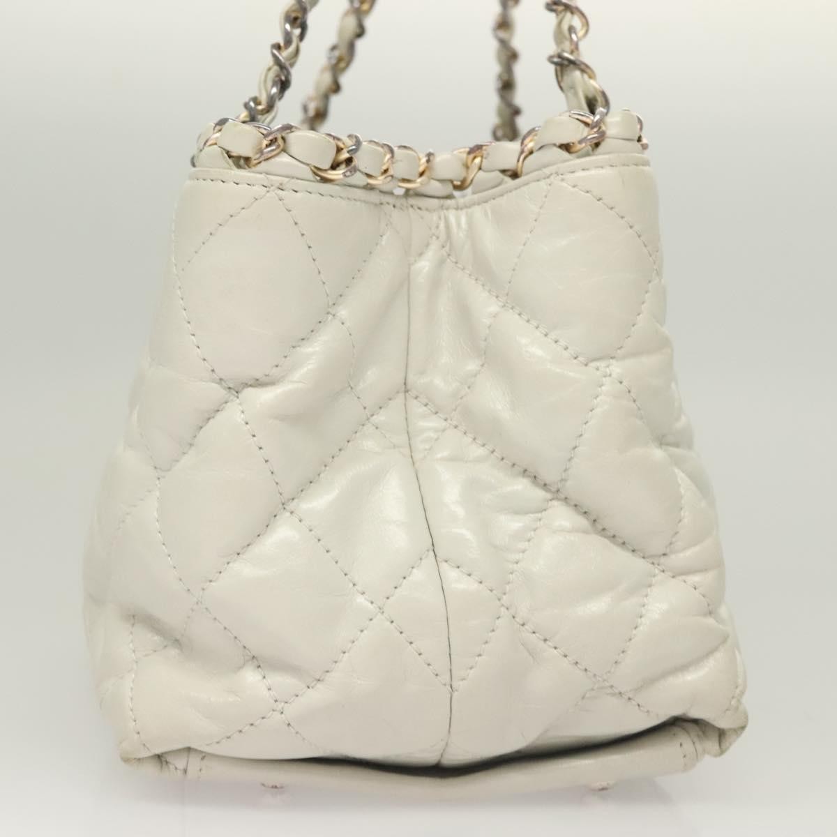Chanel Chanel Chain Me Tote Quilted Calfskin Small Wit