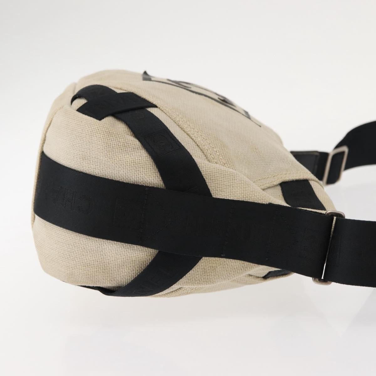 Chanel Chanel Vintage Crossbody Bag Canvas Beige