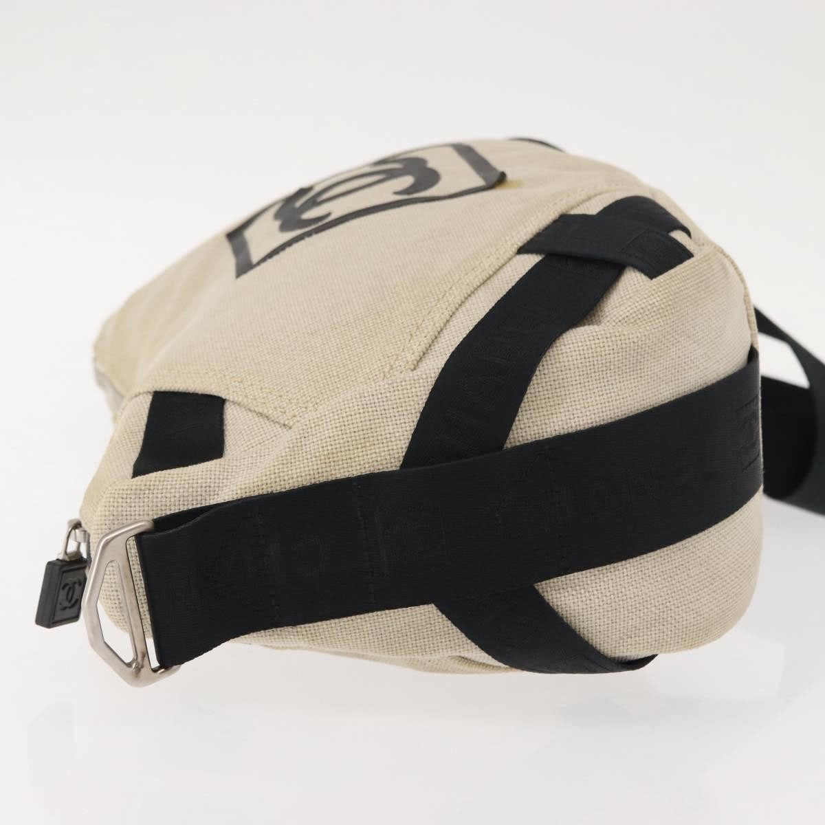 Chanel Chanel Vintage Crossbody Bag Canvas Beige