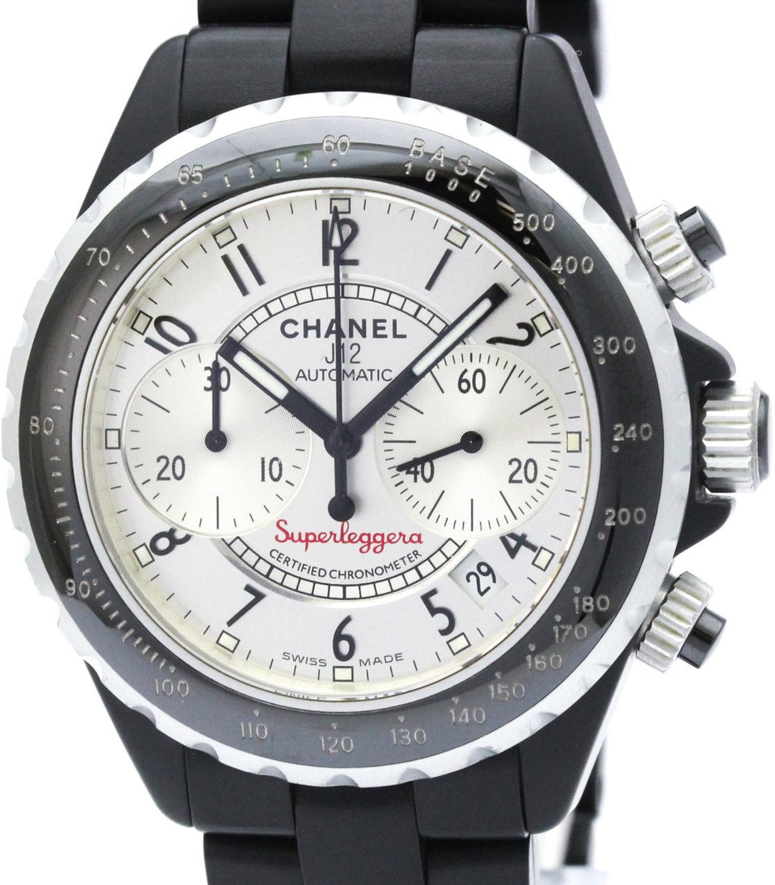 Chanel J12 Chronograph Automatic Ceramic and Stainless Steel 41 Divers