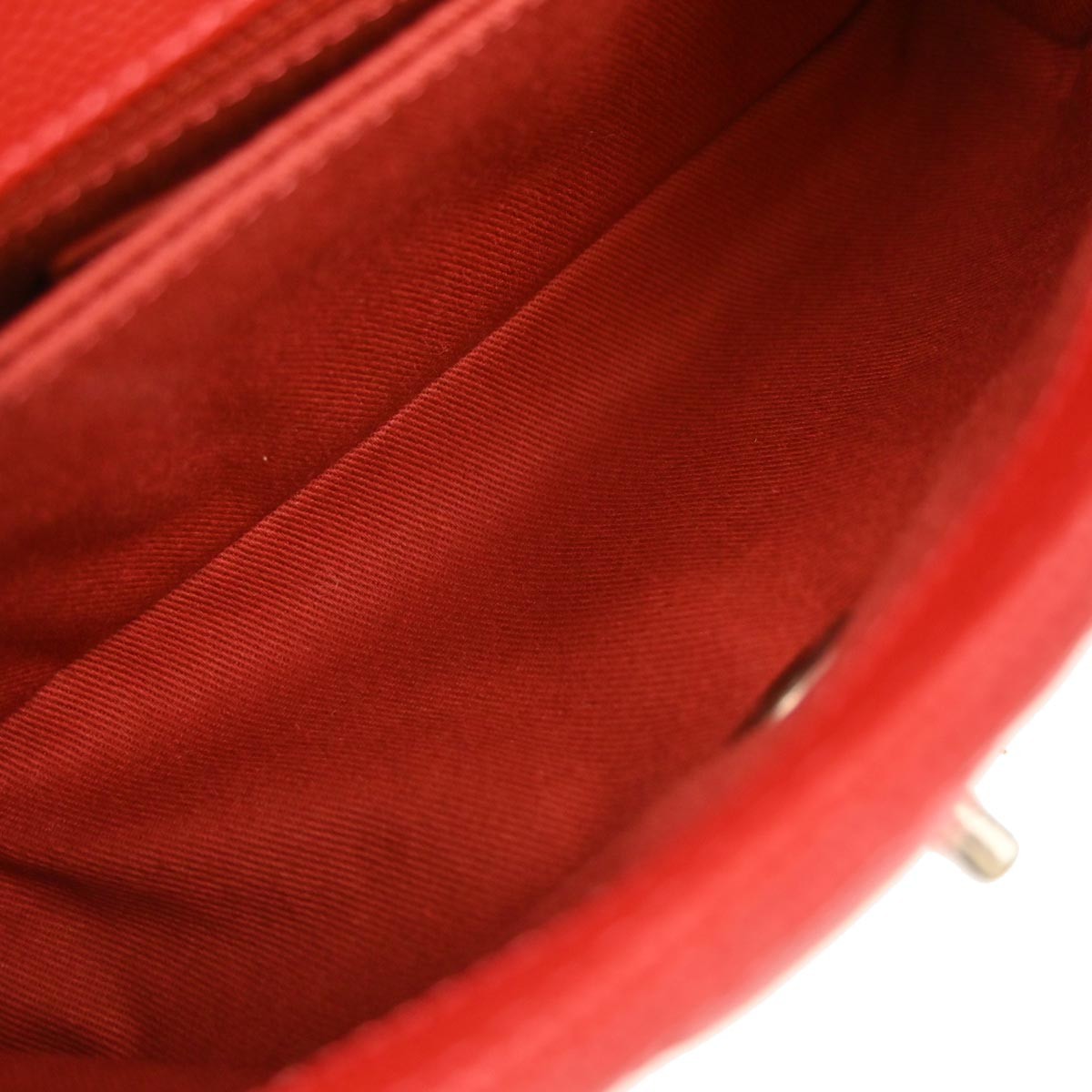 Chanel Chanel Coco Top Handle Bag Quilted Caviar Small Rood