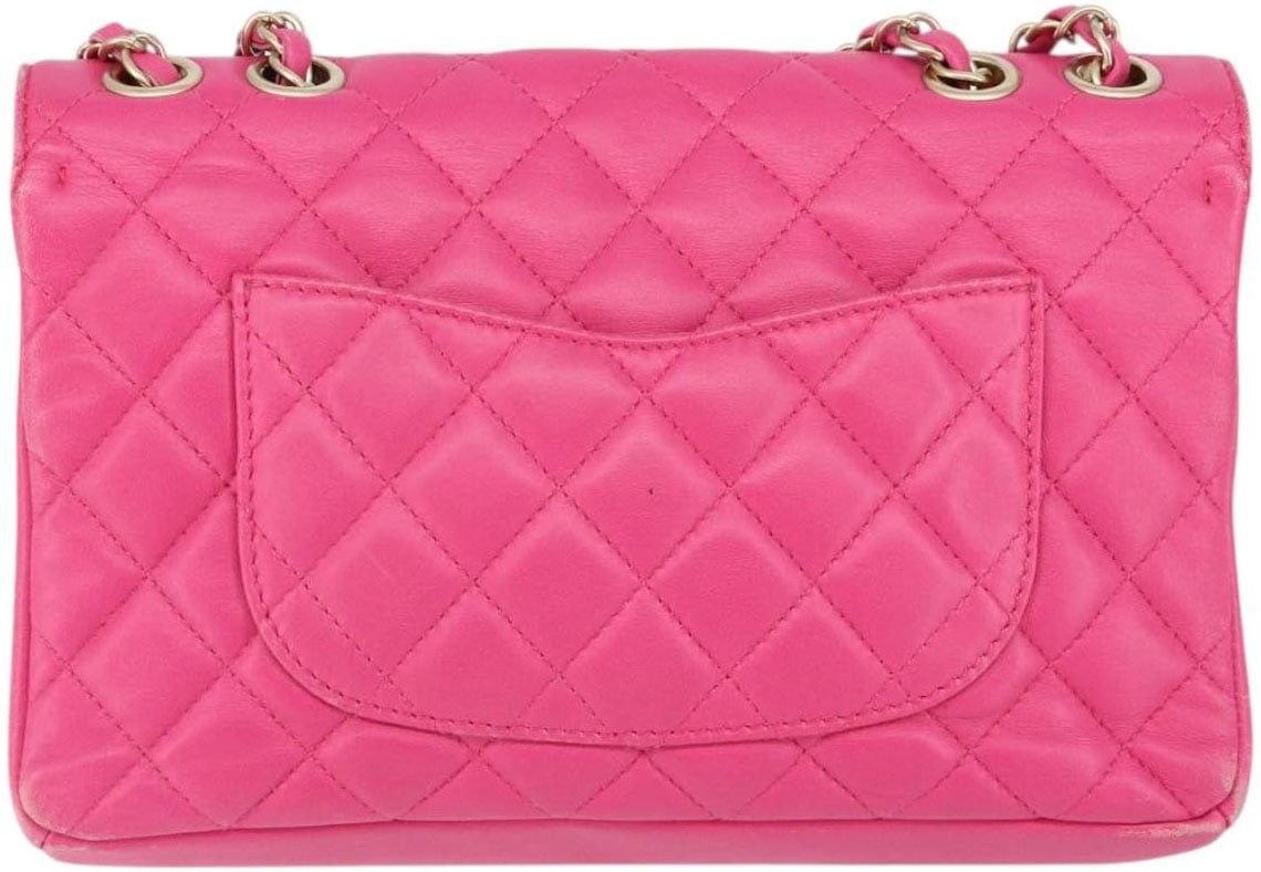 Chanel Chanel Mademoiselle Chic Flap Bag Quilted Lambskin Small Roze