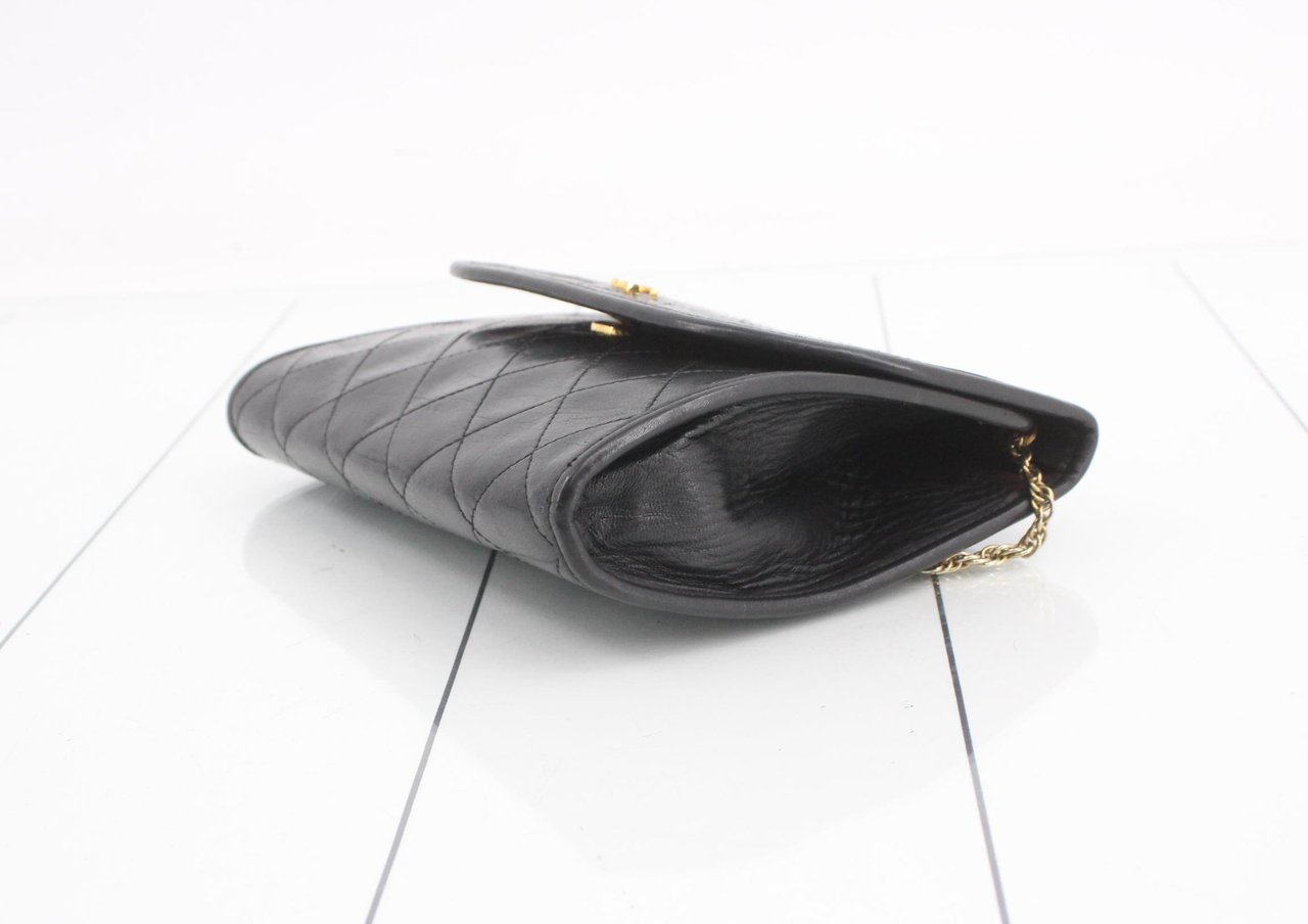 Chanel CC Logo Micro Matelasse Shoulder Bag Canvas Divers