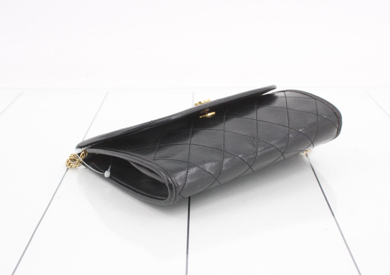 Chanel CC Logo Micro Matelasse Shoulder Bag Canvas Divers