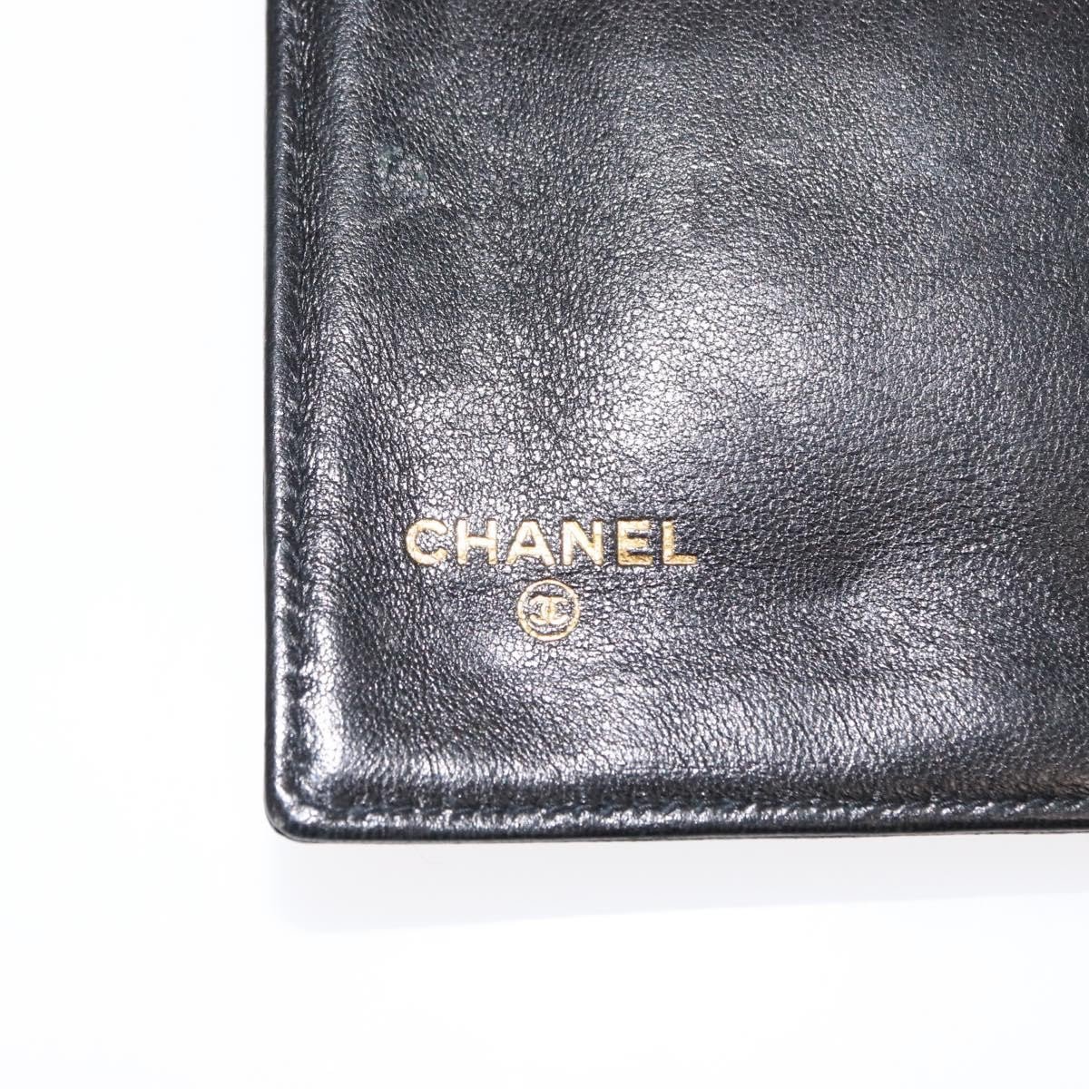 Chanel Chanel Timeless CC French Wallet Leather Long Zwart