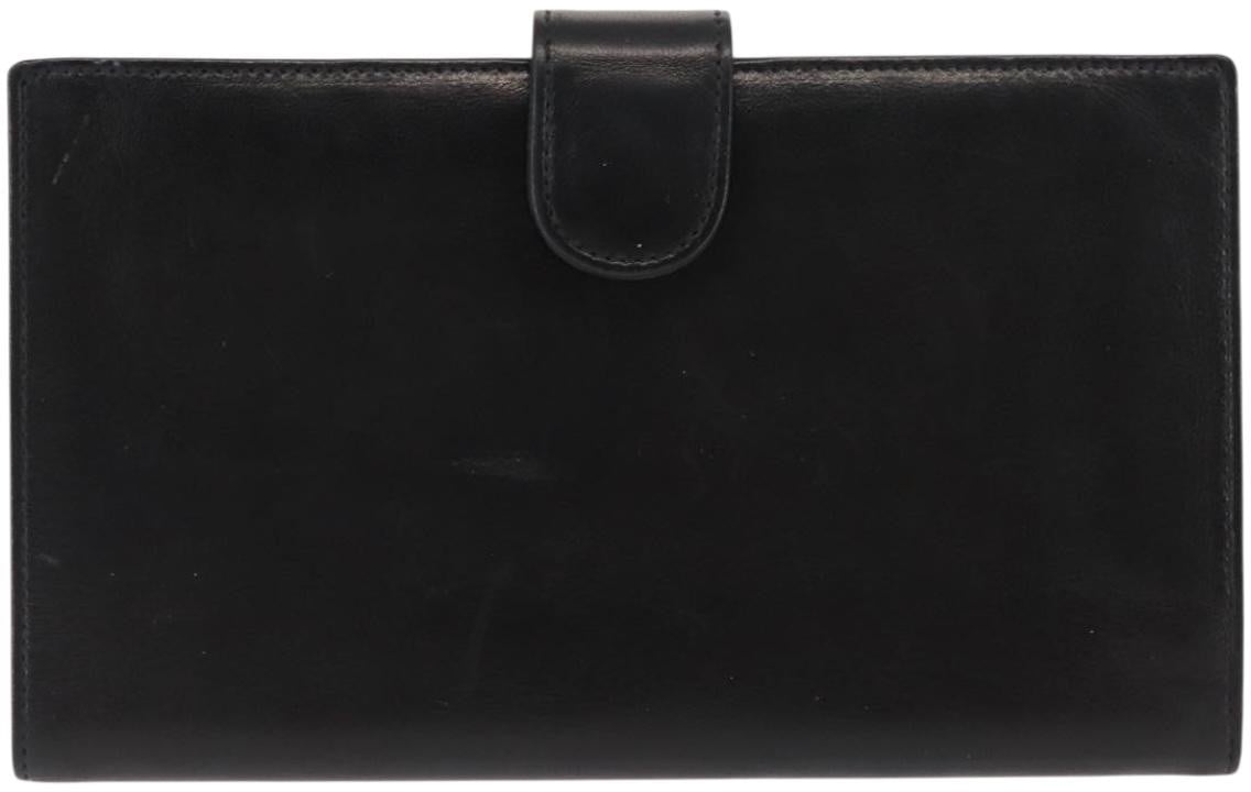 Chanel Chanel Timeless CC French Wallet Leather Long Zwart