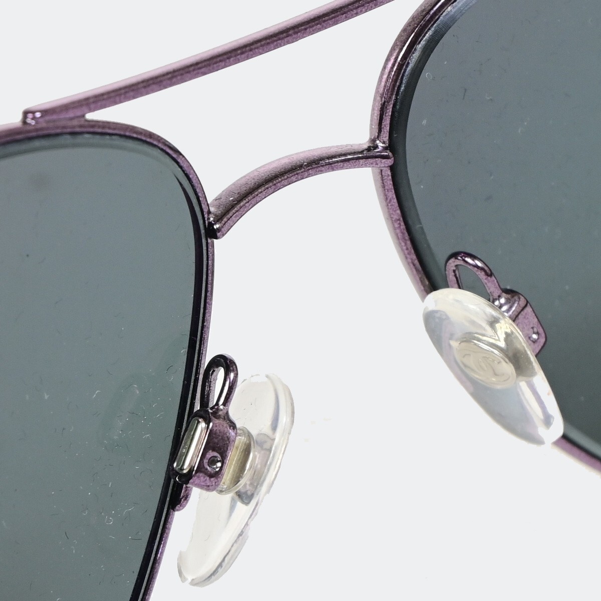 Chanel Chanel CC No. 5 Charm Chain Belt Metal Paars