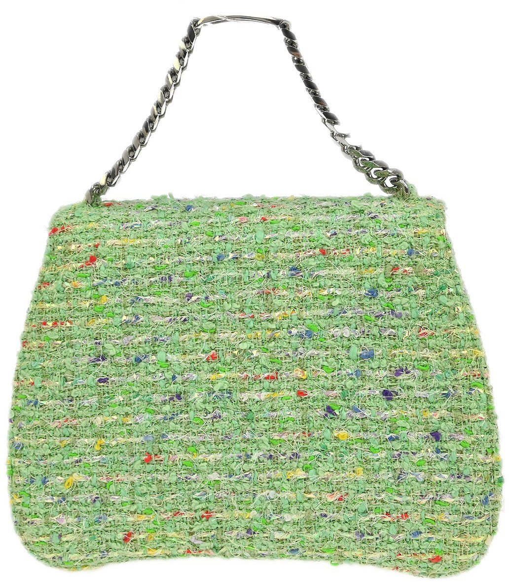 Chanel Chanel Tweedy Flap Bag Tweed Groen