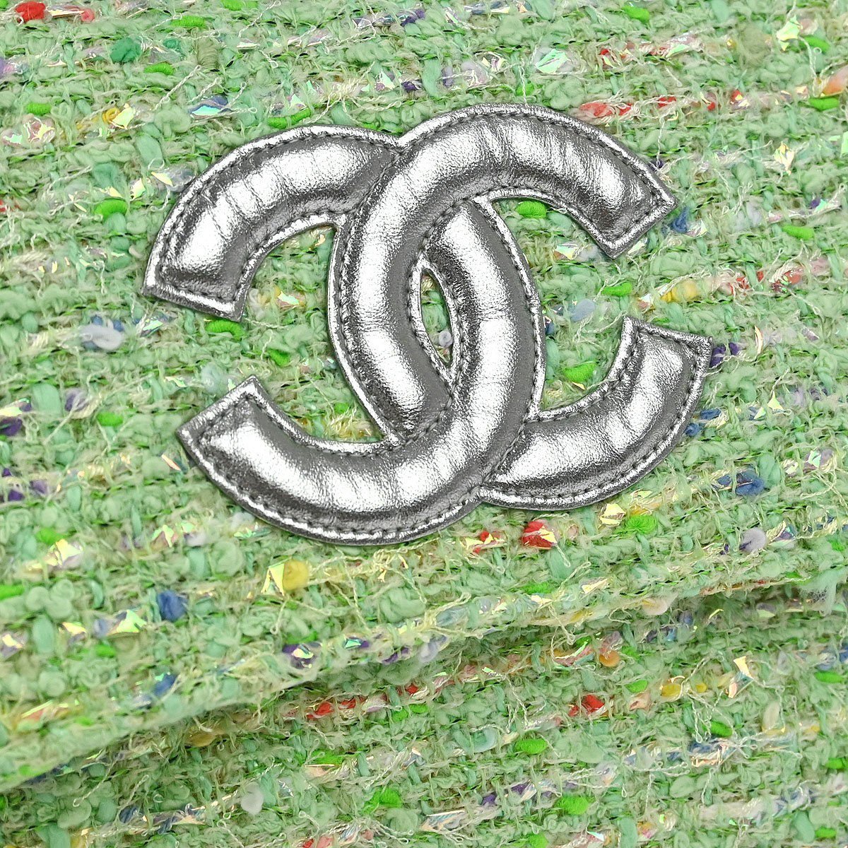 Chanel Chanel Tweedy Flap Bag Tweed Groen