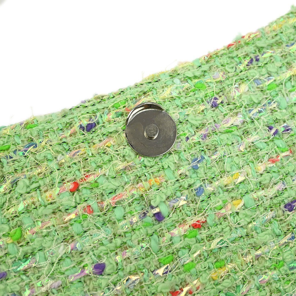 Chanel Chanel Tweedy Flap Bag Tweed Groen