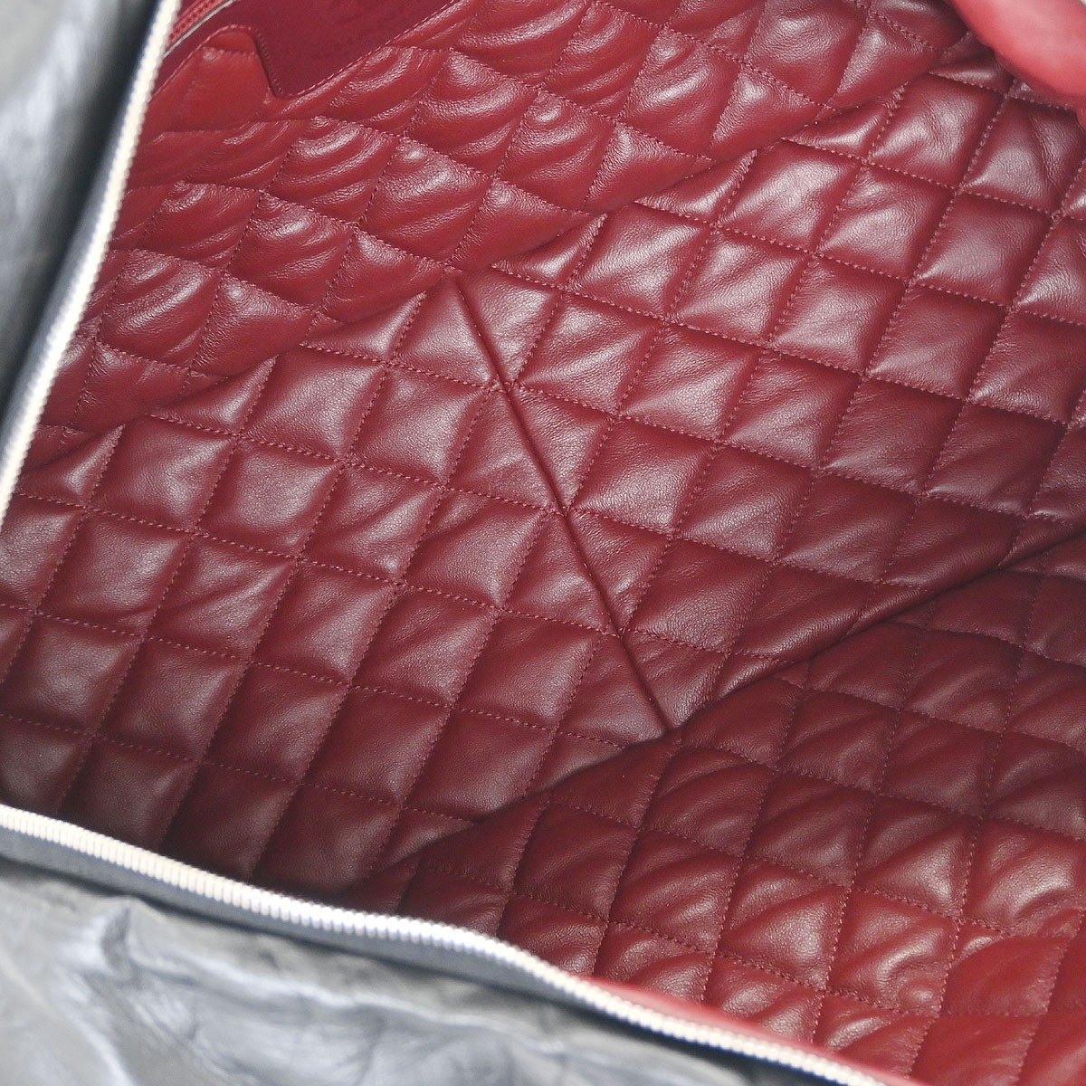 Chanel Chanel Coco Cocoon Boston Bag Calfskin Zwart