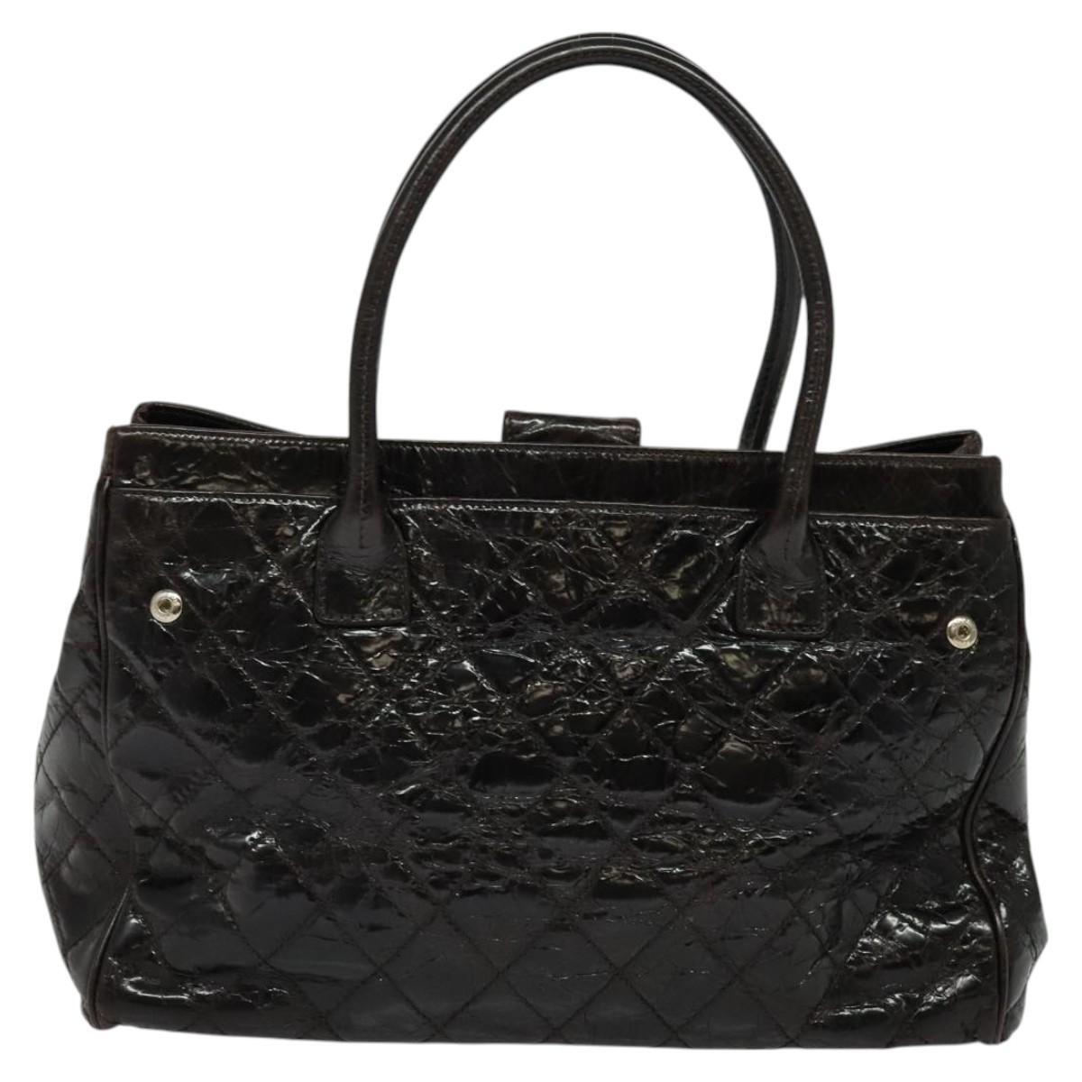 Chanel Chanel Executive tote Patent leather Bruin
