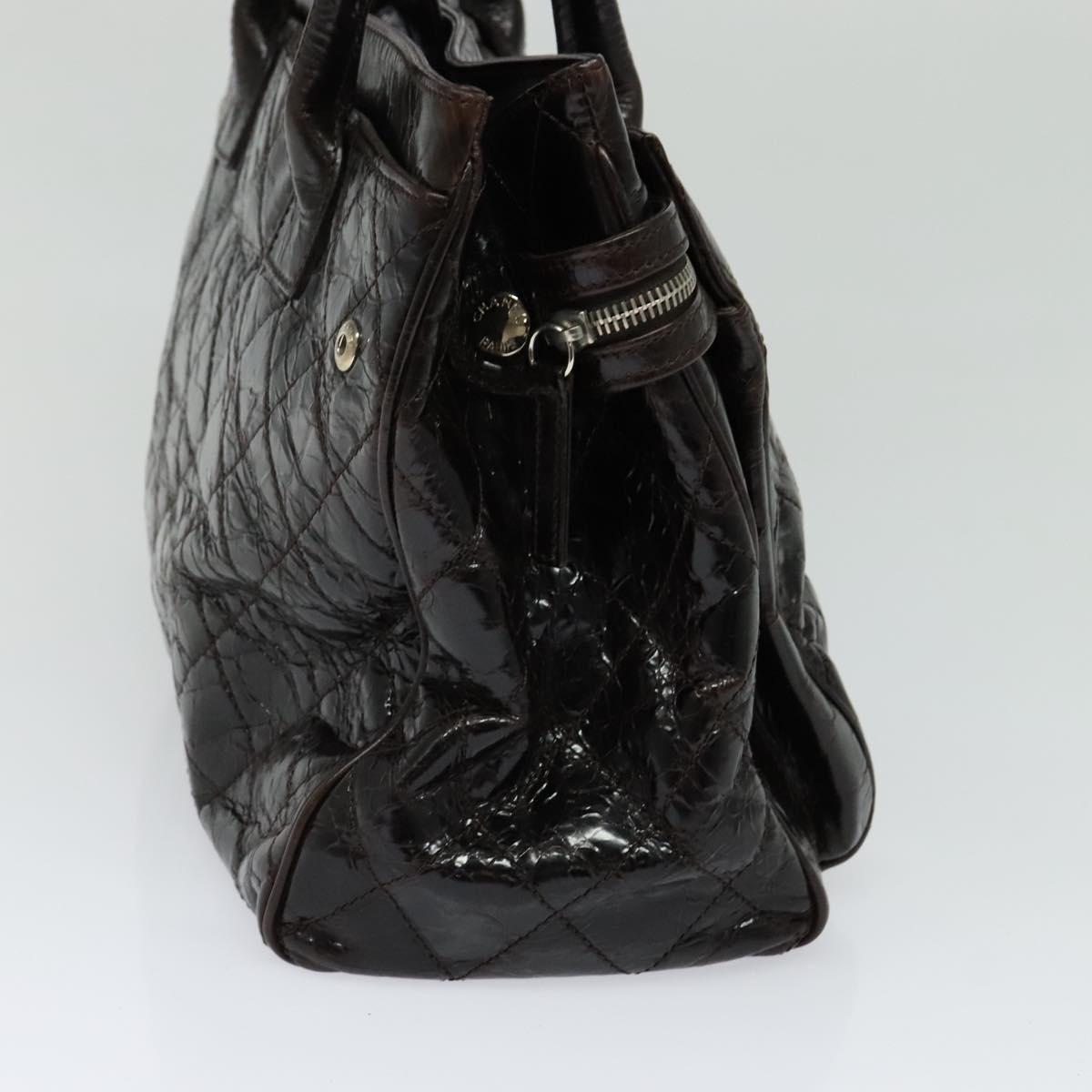 Chanel Chanel Executive tote Patent leather Bruin