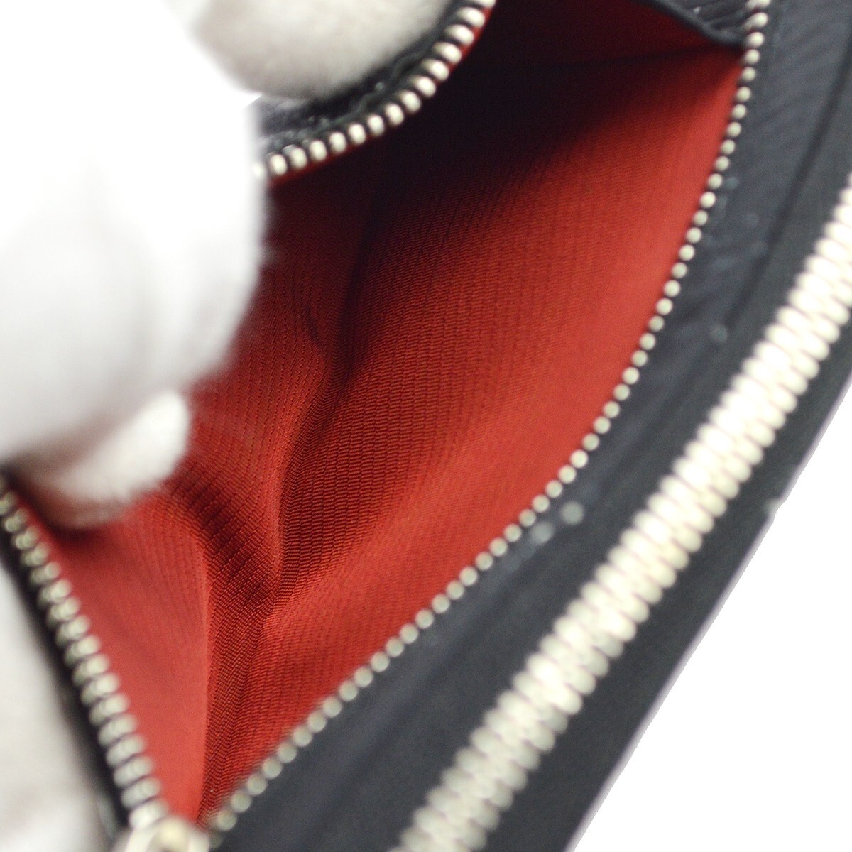 Chanel Chanel Travel Line ZIp Around Wallet Printed Nylon Zwart