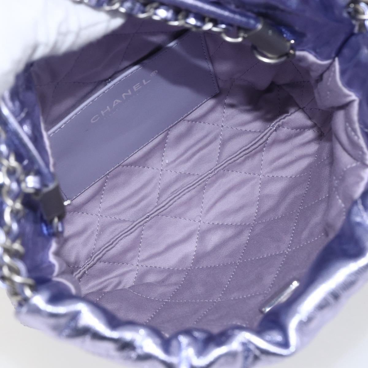 Chanel Chanel 22 Chain Hobo Quilted Calfskin Mini Paars