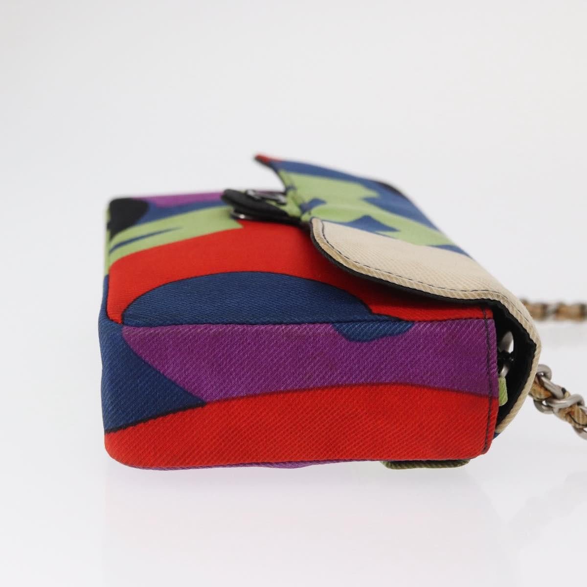 Chanel Chanel Vintage Flap Bag Multicolor Canvas Divers