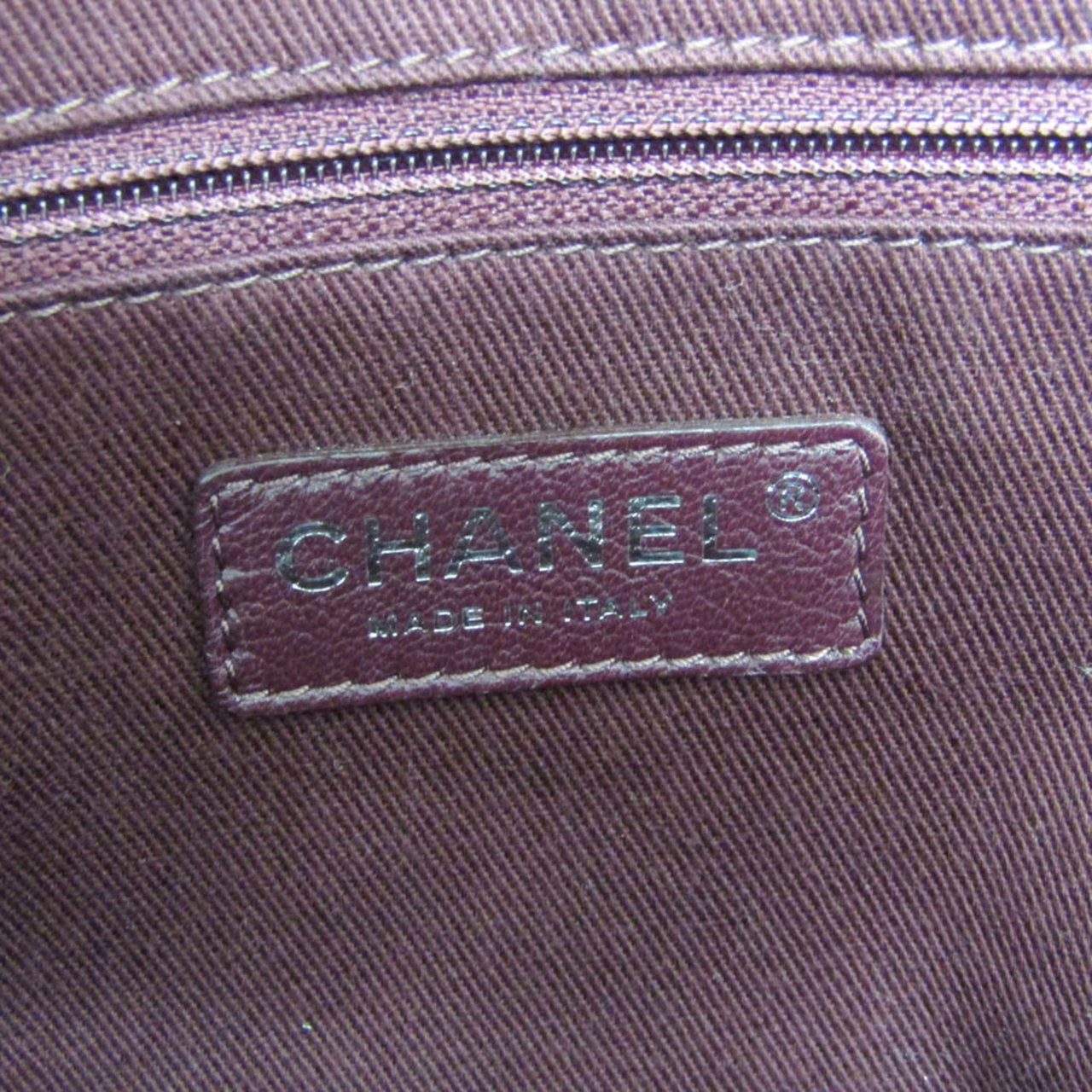 Chanel Chanel Paris-Edinburgh Tote Quilted Mixed Coated Canvas with Flannel Medium Divers