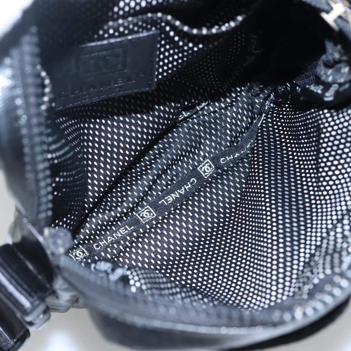 Chanel Sport Line Messenger Coated Canvas Medium Zwart