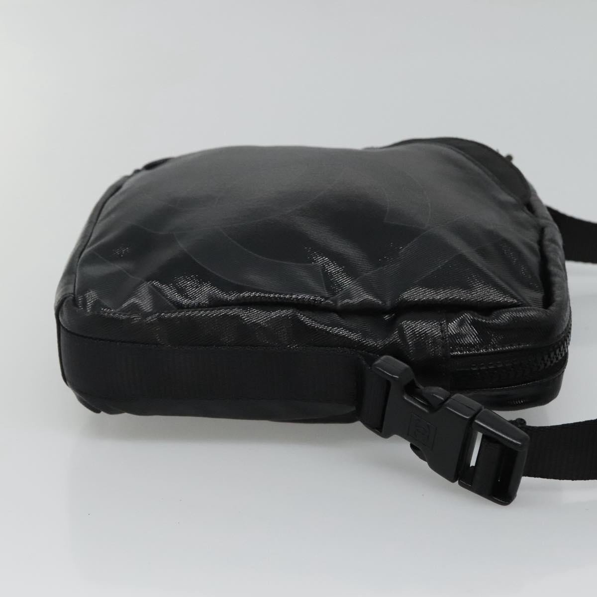 Chanel Sport Line Messenger Coated Canvas Medium Zwart