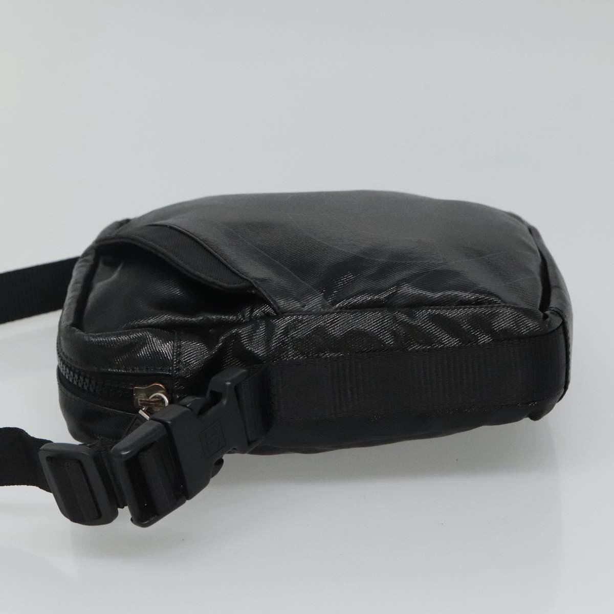 Chanel Sport Line Messenger Coated Canvas Medium Zwart