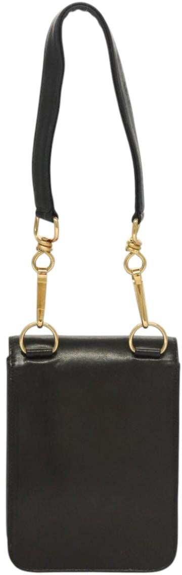 Chanel Vintage Button Waist Bag Quilted Lambskin Beige