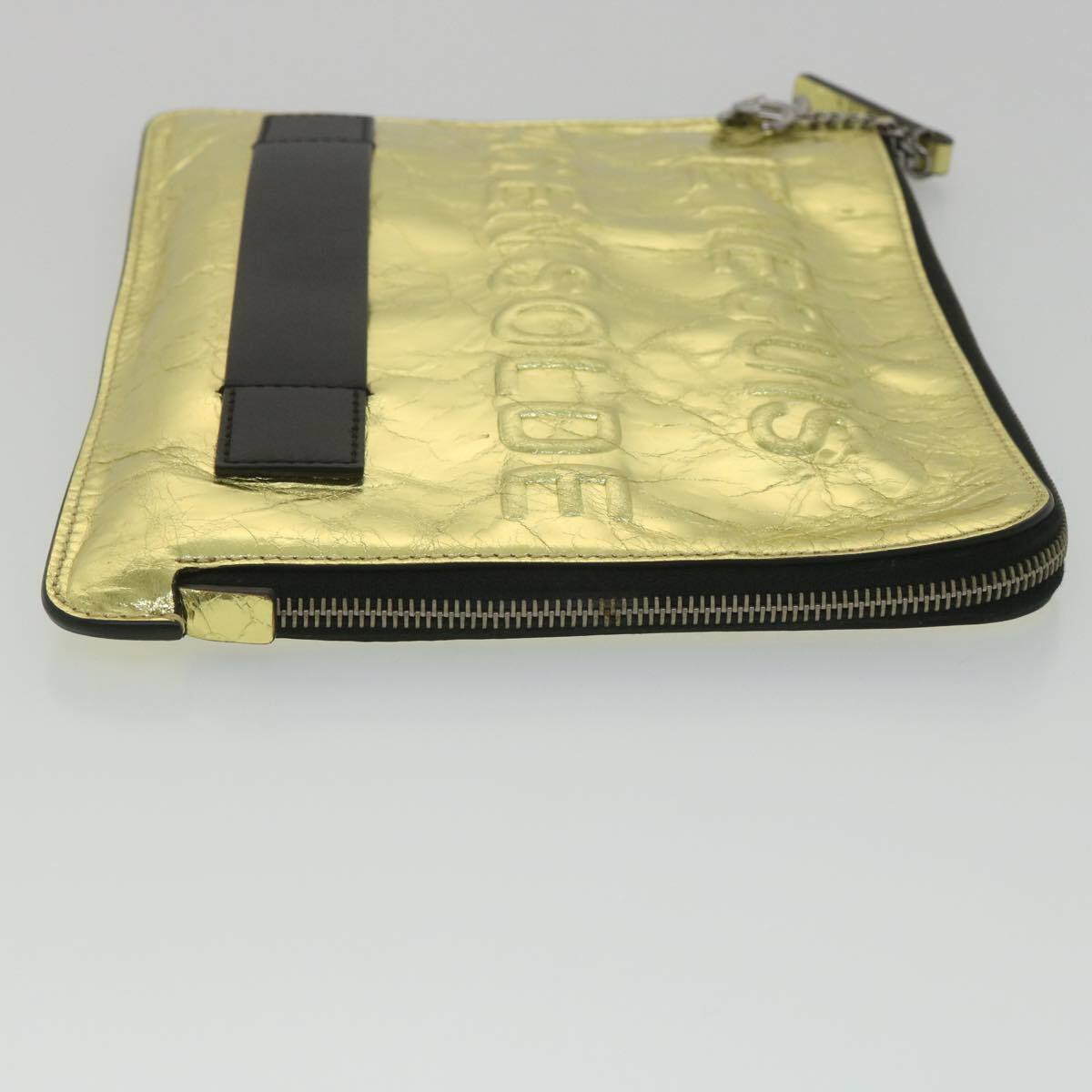 Chanel Chanel Je ne suis pas en solde Leather Goud