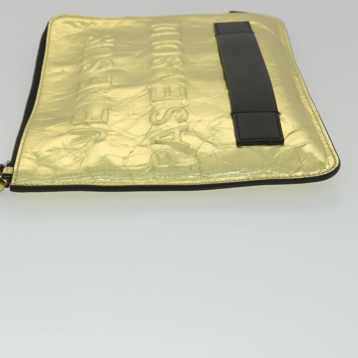 Chanel Chanel Je ne suis pas en solde Leather Goud