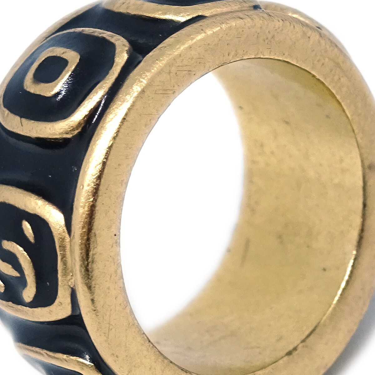 Chanel Chanel Logo Ring Gold-plated Goud