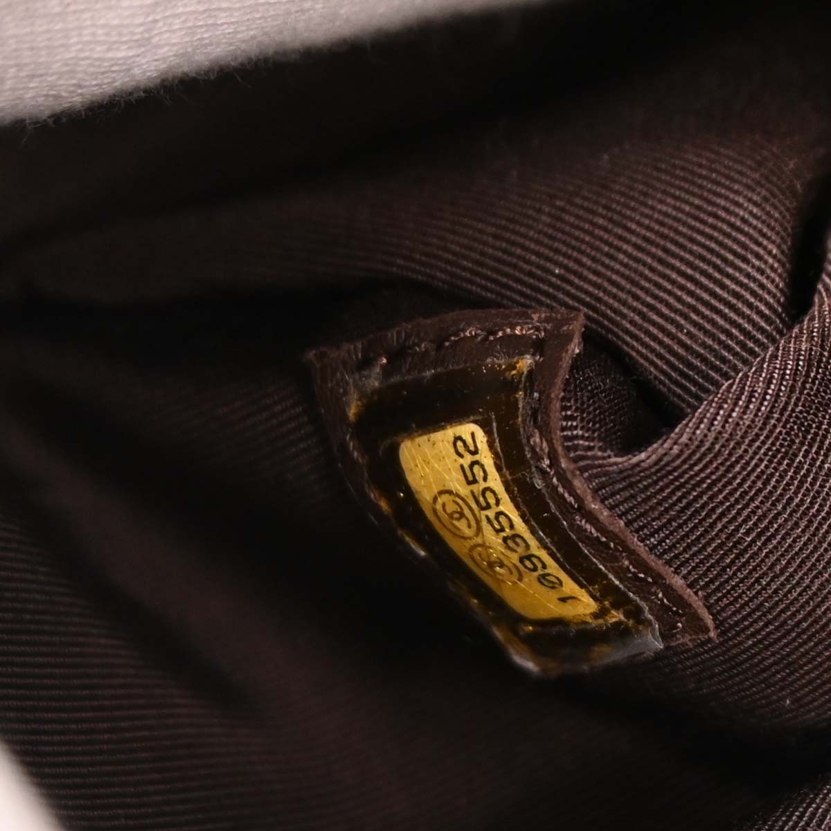 Chanel Chanel All Day Long Tote Chevron Leather Medium Bruin