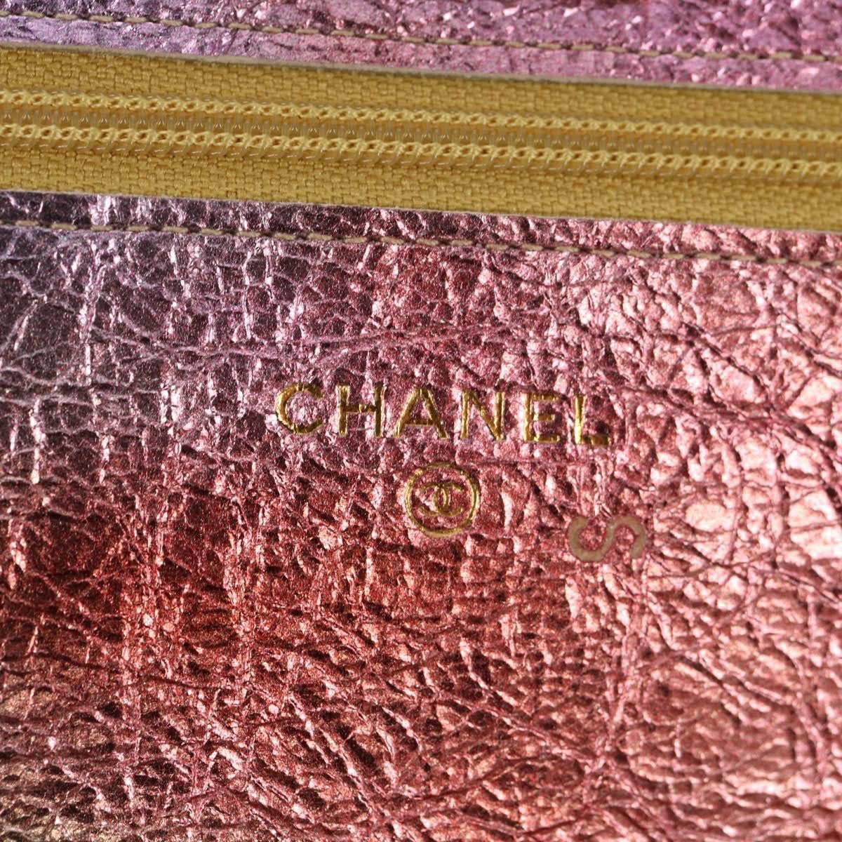 Chanel Chanel Rainbow Reissue 2.55 Wallet on Chain Quilted Multicolor Metallic Goatskin Divers