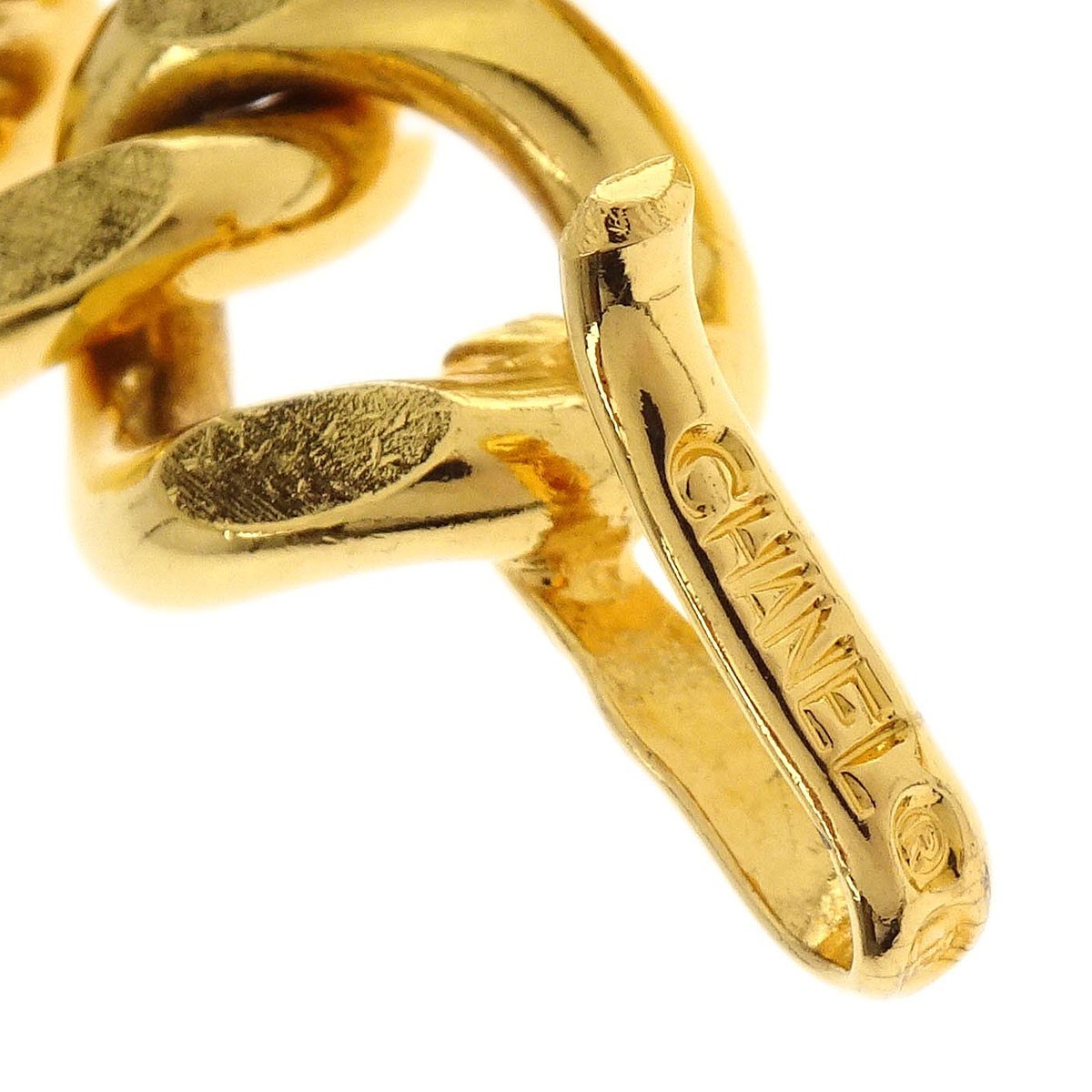 Chanel Chanel CC Medallion Chain Belt Metal Goud