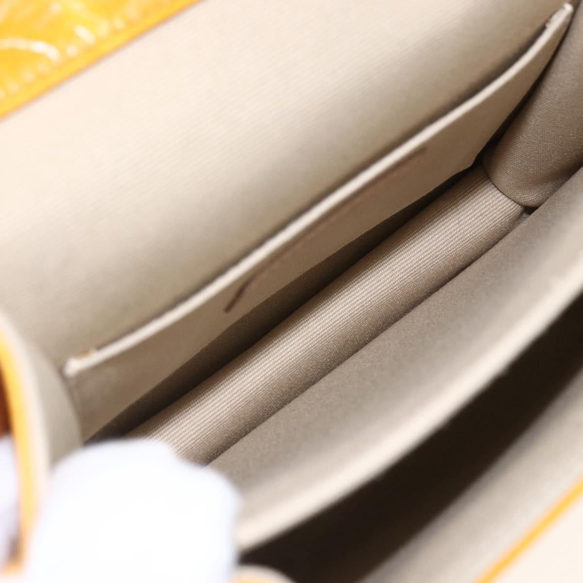 Chanel Chanel Rita Top Handle Flap Bag Quilted Aged Calfskin Large Geel