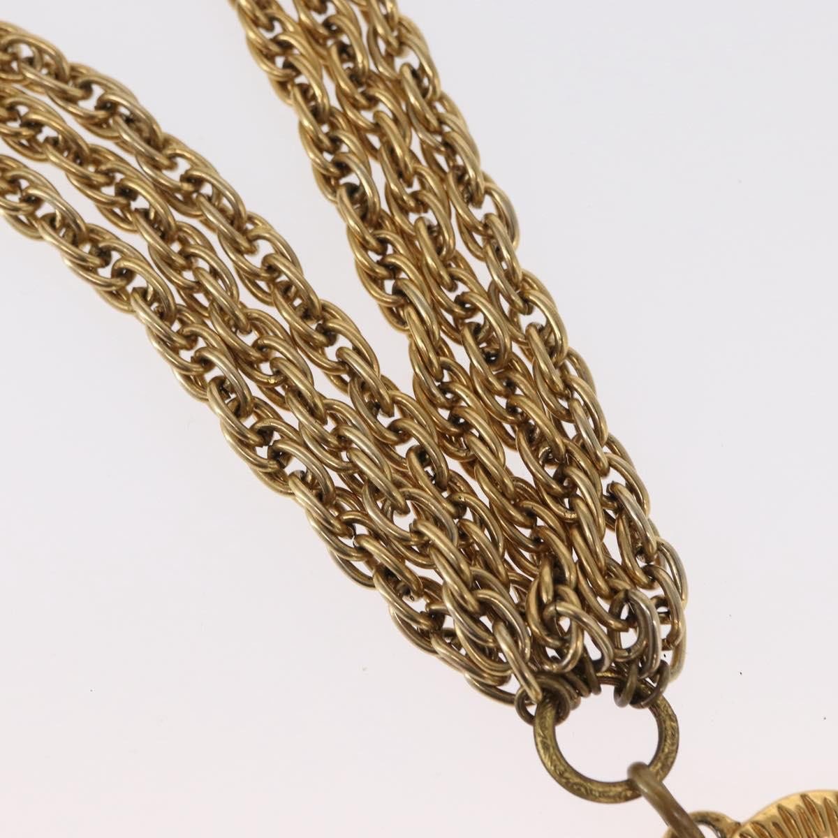 Chanel Chanel CC Necklace Metal Goud