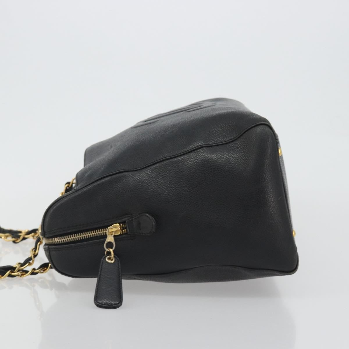 Chanel Vintage Timeless Zip Caviar Mini Zwart