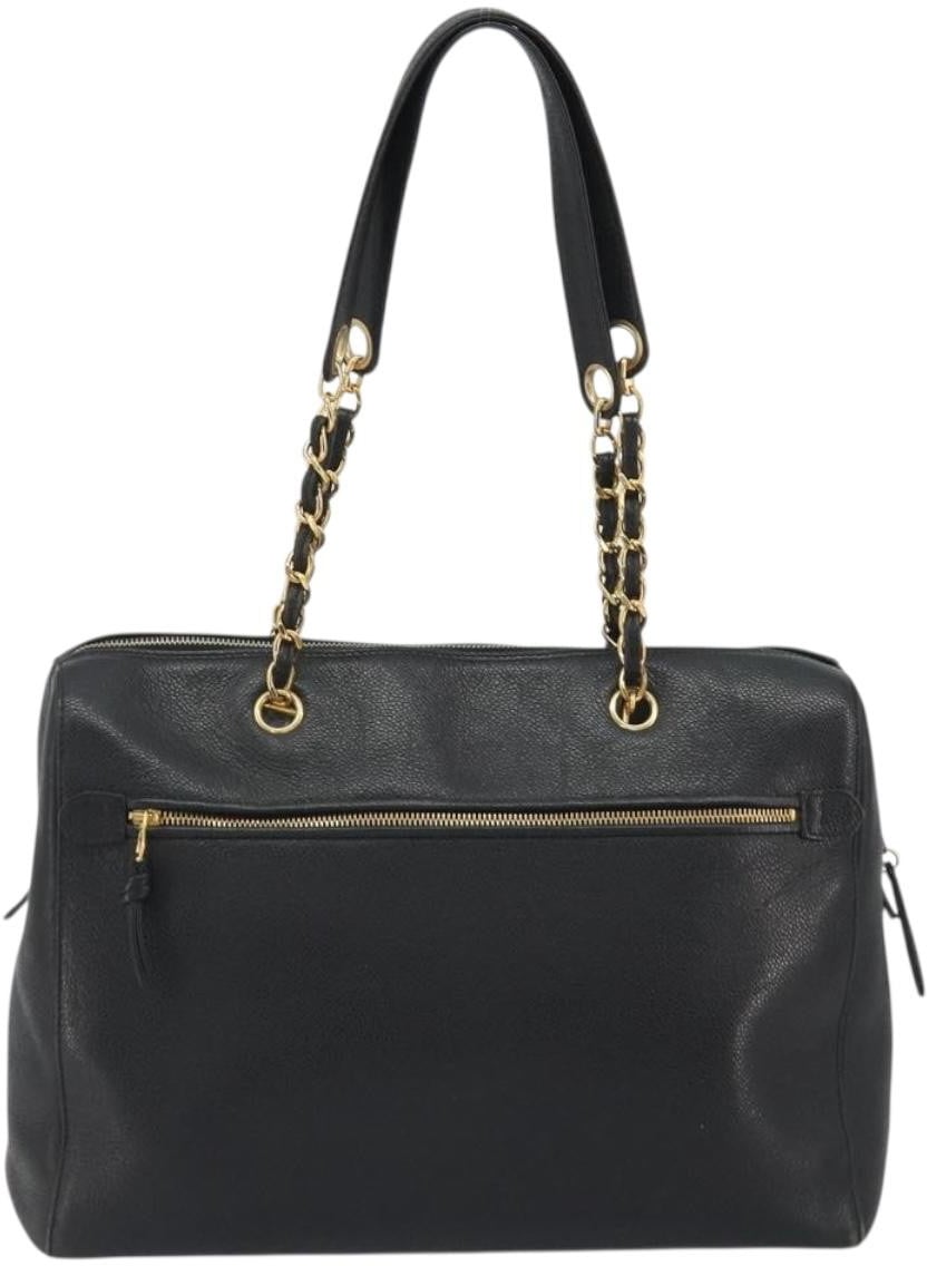 Chanel Vintage Timeless Zip Caviar Mini Zwart