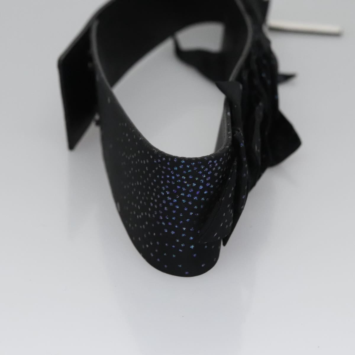 Chanel Chanel Vintage bow belt Leather Zwart