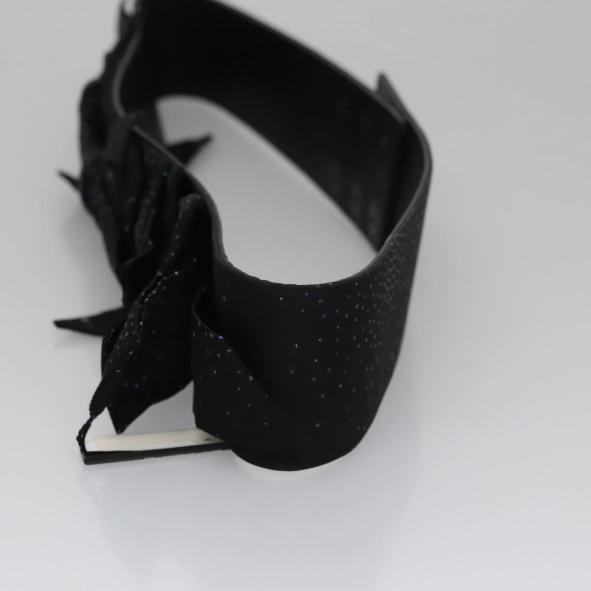 Chanel Chanel Vintage bow belt Leather Zwart