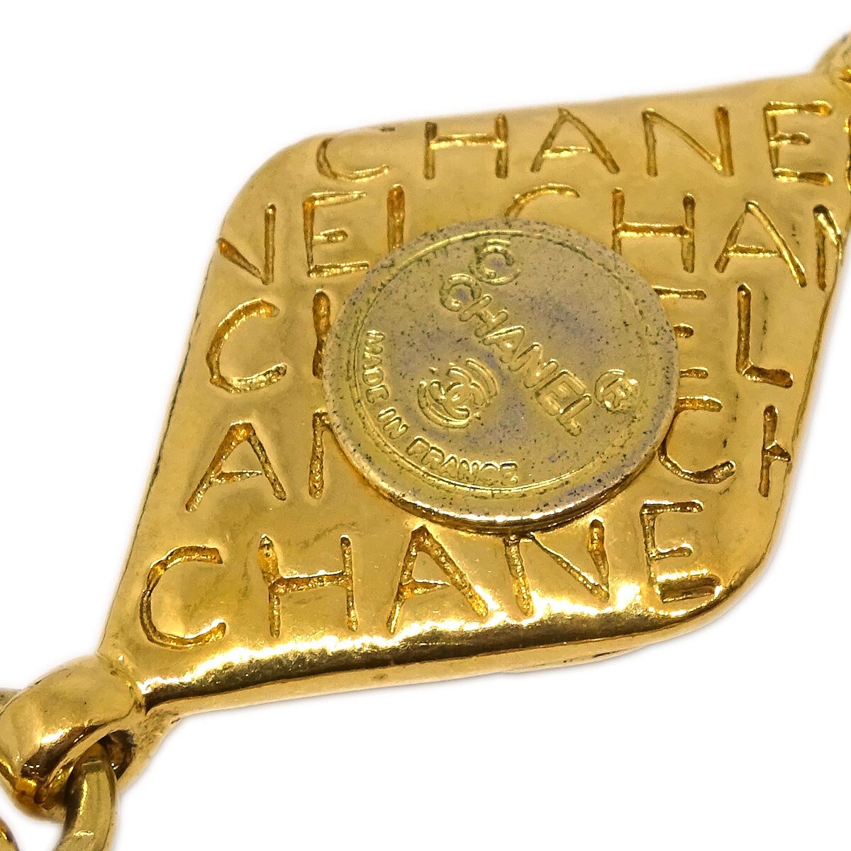 Chanel Chanel Mademoiselle Pendant Necklace Gold-plated Goud