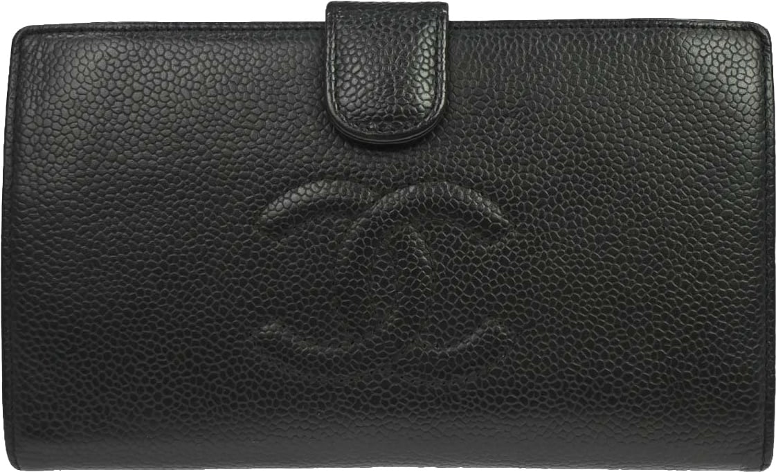Chanel Timeless CC French Caviar Long Zwart