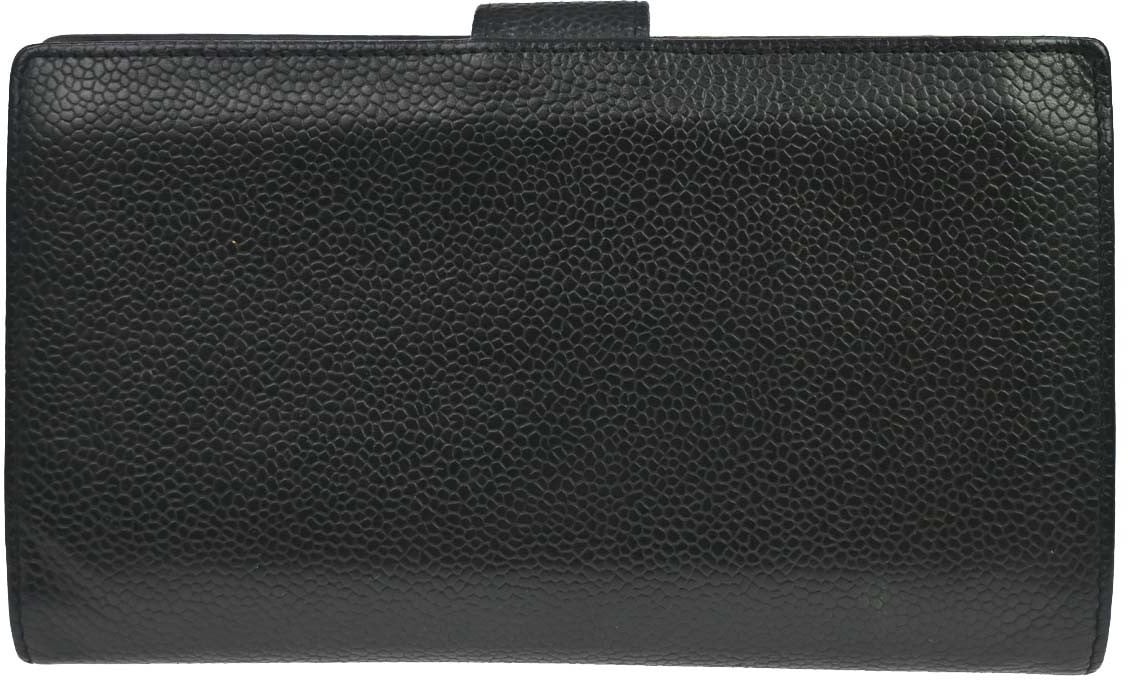 Chanel Timeless CC French Caviar Long Zwart